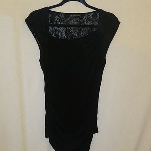 I.N.C Black Lace Tunic